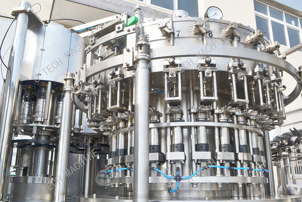6000BPH ПЭТ-бутылка Газированные безалкогольные энергетические напитки Газированные напитки Газированная вода Разливочная машина Производственное оборудование Линия