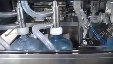 2019 Автоматическая 100-2000 баррель 5 галлонов чистая вода моечная машина для розлива и укупорки