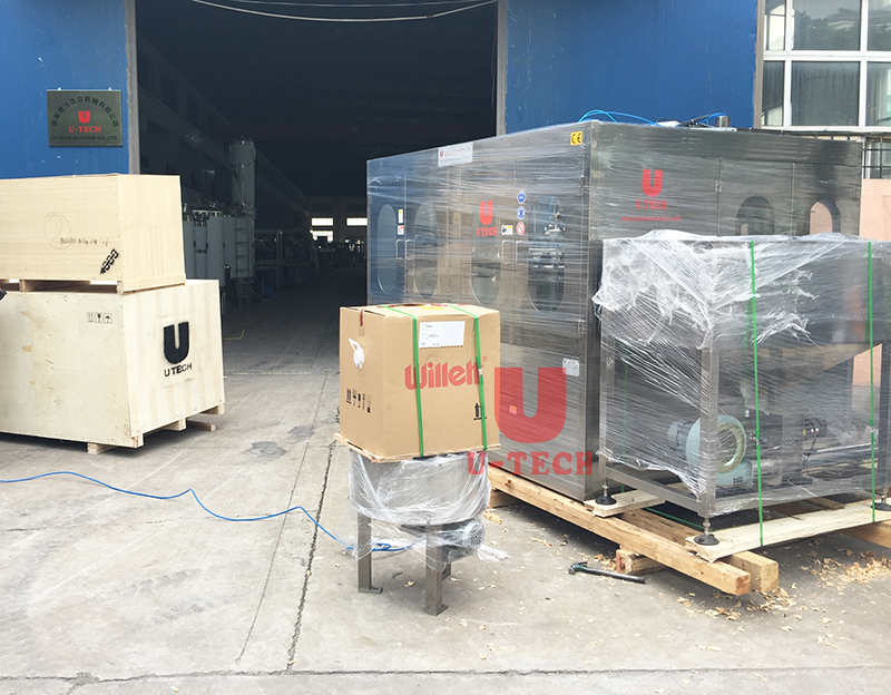 Автоматический 3 в 1 5000bph водная наполнительная машина наполнительная линия Отправить в Эфиопию