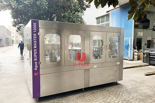 Упаковка линии наполнения воды 12000BPh готов к доставке